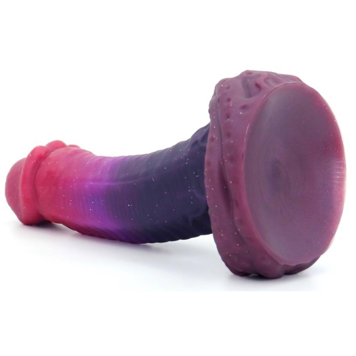 BAD-DEMON I Dildo I Galactic Trost I 18 x 5 cm I Silikon I pink-lila