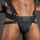 MR. S LEATHER - Neopren Jockstrap I Neo Carbon Black Jock I schwarz I