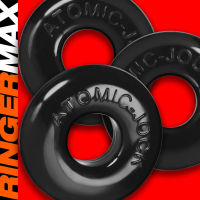 OXBALLS - Cockring I 3er-Pack I RINGER MAX I TPR I schwarz