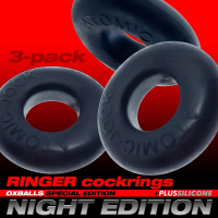 OXBALLS - Cockring I 3er-Pack I RINGER NIGHT-EDITION I...