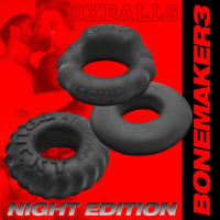 OXBALLS - Cockring I 3er-Pack I BONEMAKER NIGHT-EDITION I...