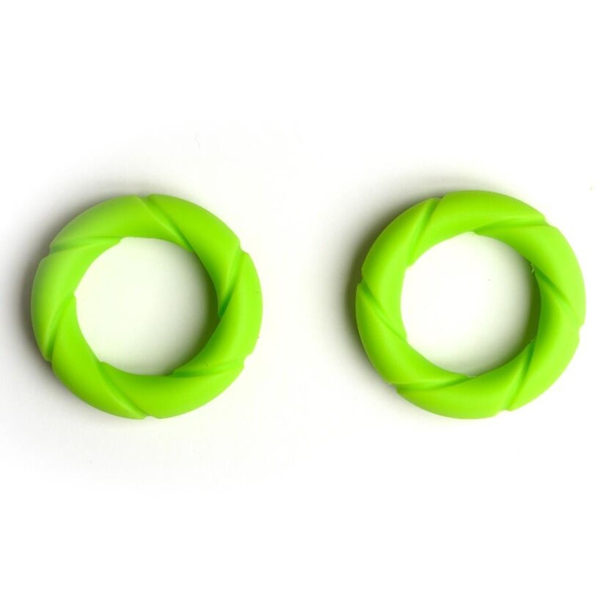 SPORT-FUCKER - Cockring I 2er-Pack I Ready Rings I Silikon+TPR I grün