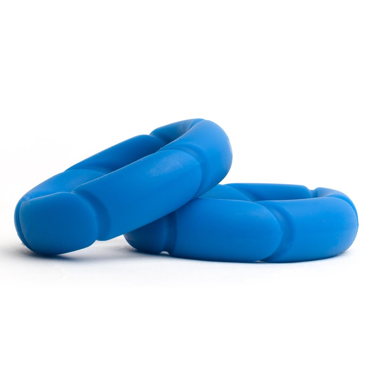 SPORT-FUCKER - Cockring I 2er-Pack I Ready Rings I Silikon+TPR I blau