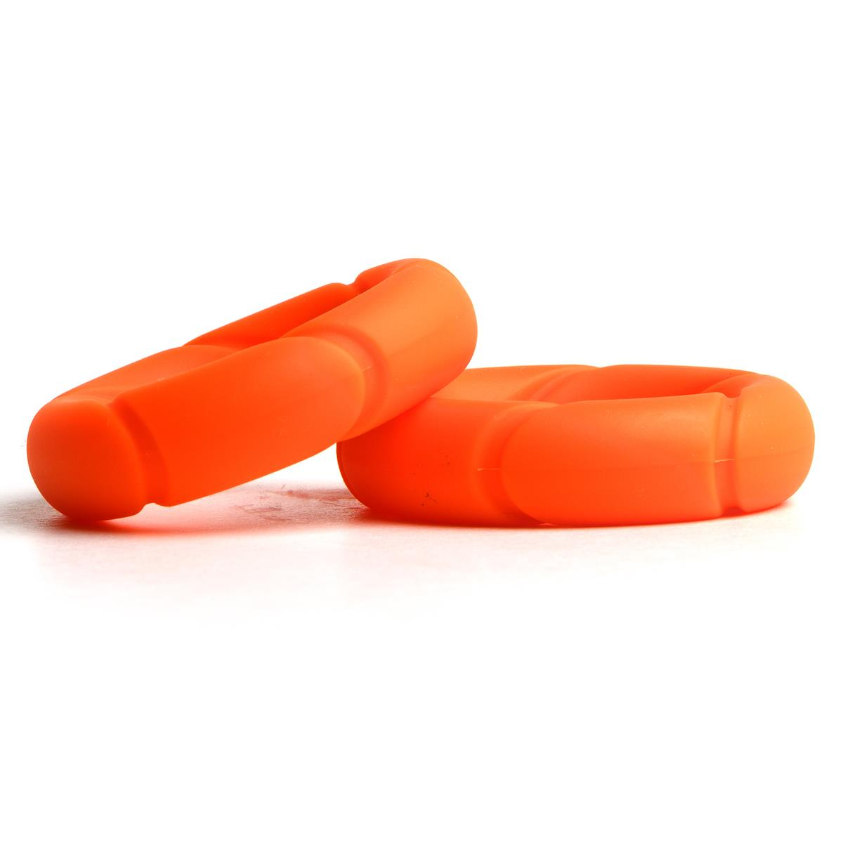 SPORT-FUCKER - Cockring I 2er-Pack I Ready Rings I Silikon+TPR I orange