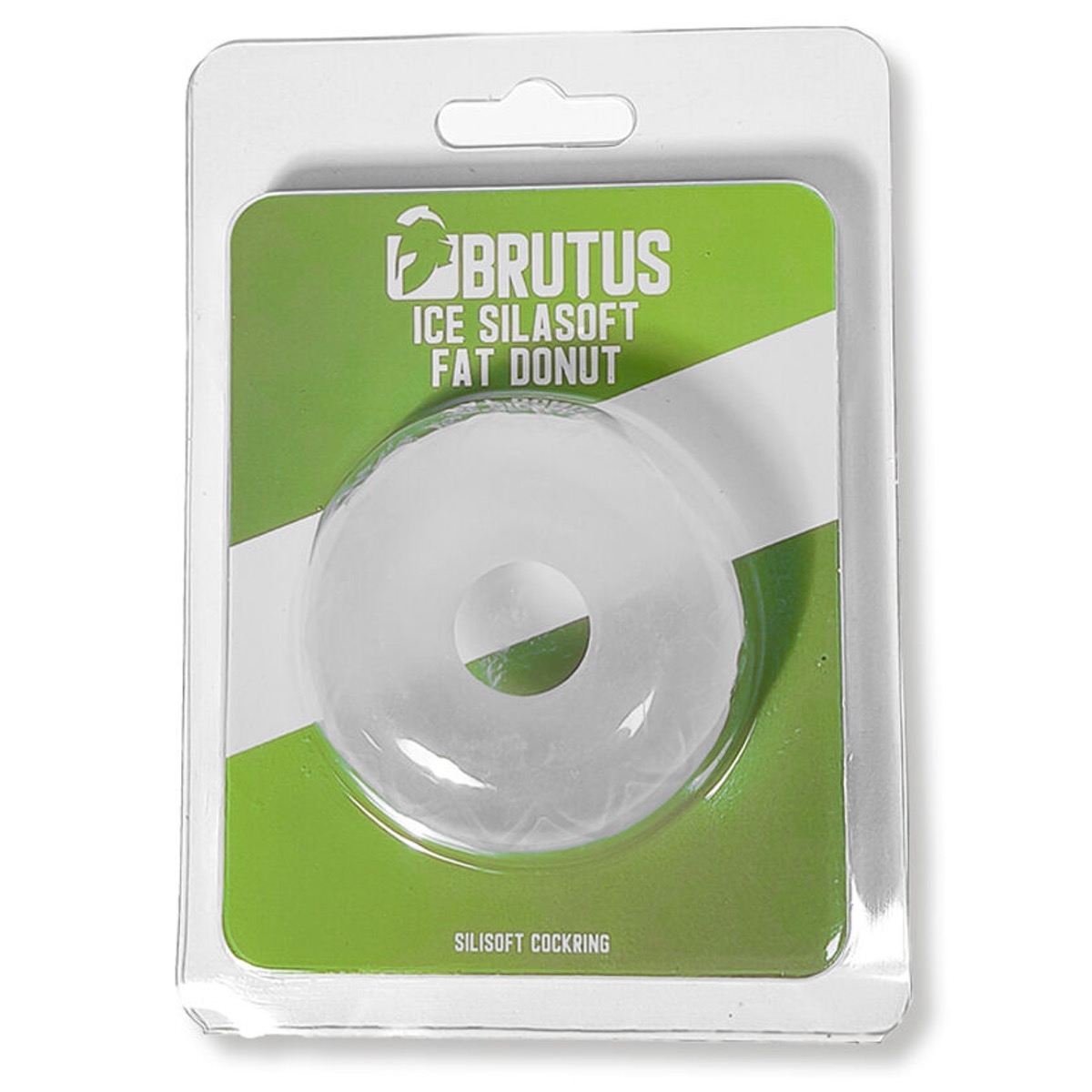 BRUTUS - Silasoft Cockring I FAT-DONUT I Silikon I weiß