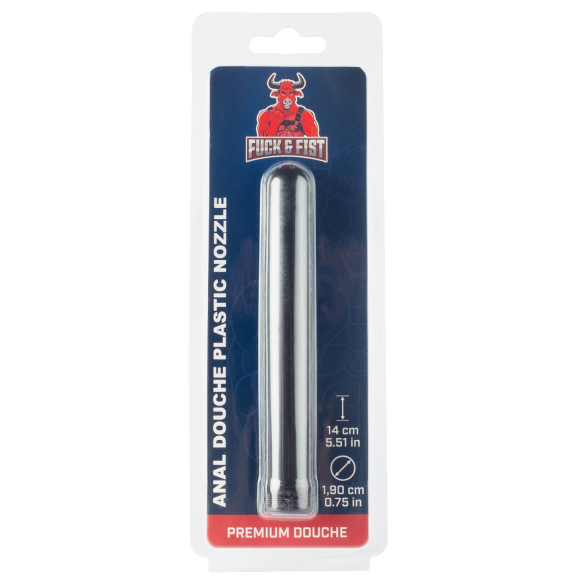 FUCK & FIST - Aufsatz für Intim-Dusche I Anal-Nozzle 14-cm I ABS I schwarz