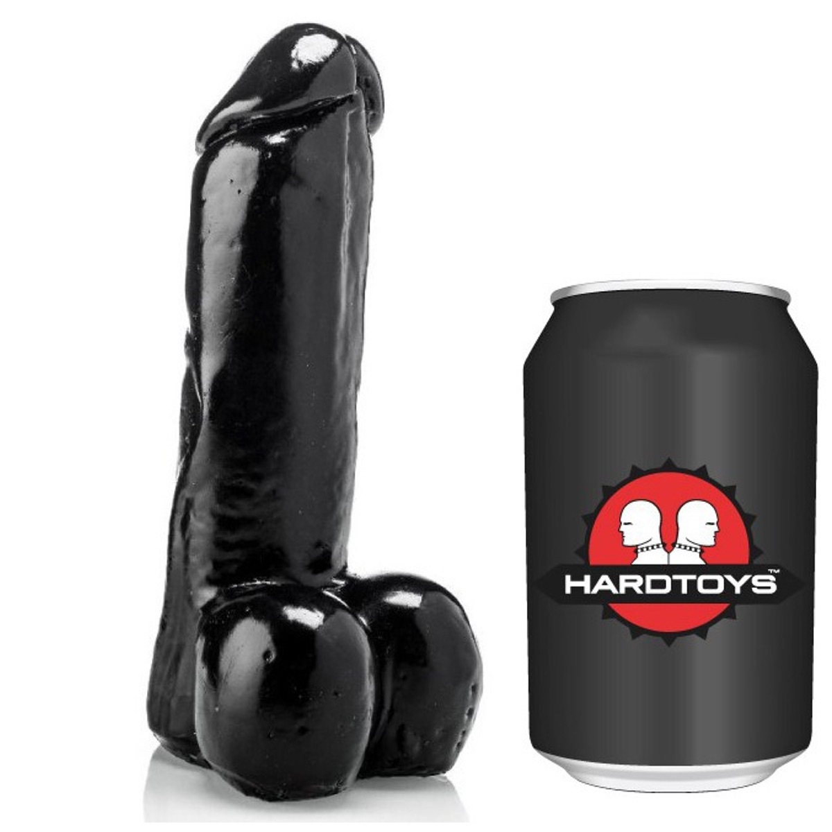 HARDTOYS I Dildo I The Hunter I 13 x 4,3 cm I PVC I schwarz