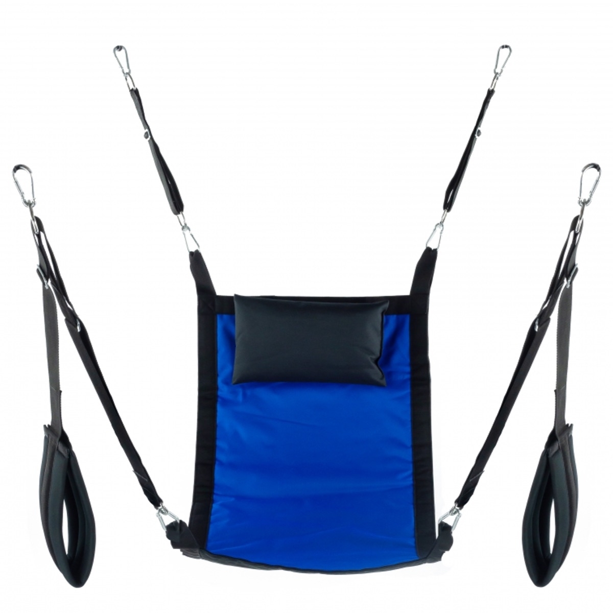 MR. SLING - Stoff-Sling I Komplettset I 4-Punkt Matte I blau-schwarz