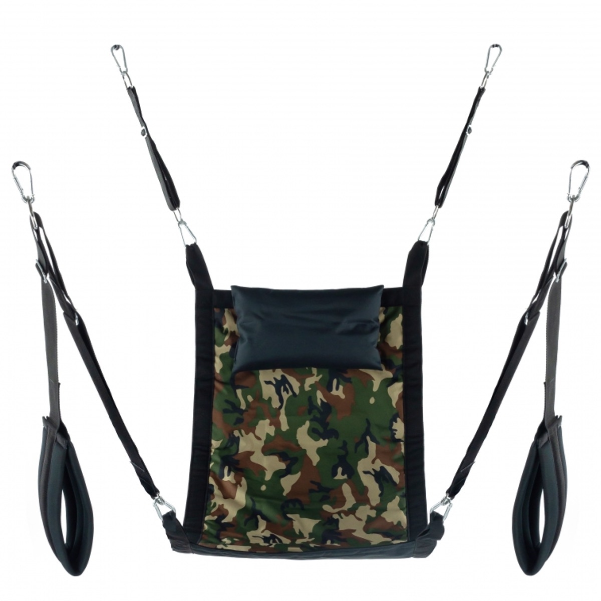 MR. SLING - Stoff-Sling I Komplettset I 4-Punkt Matte I camouflage-schwarz