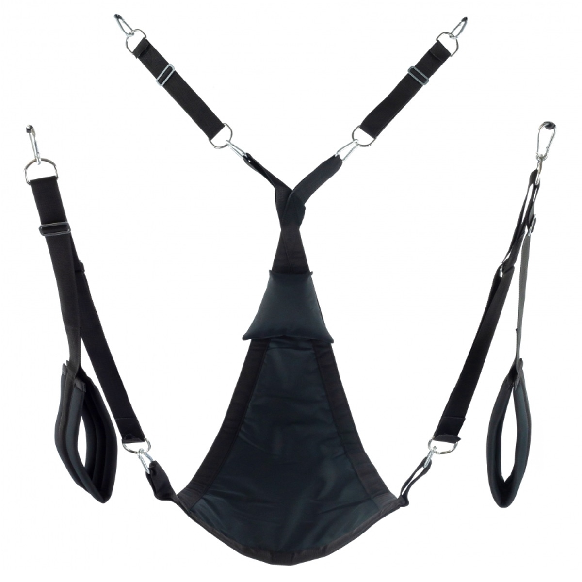 MR. SLING - Stoff-Sling I Komplettset I Triangel-Matte I schwarz