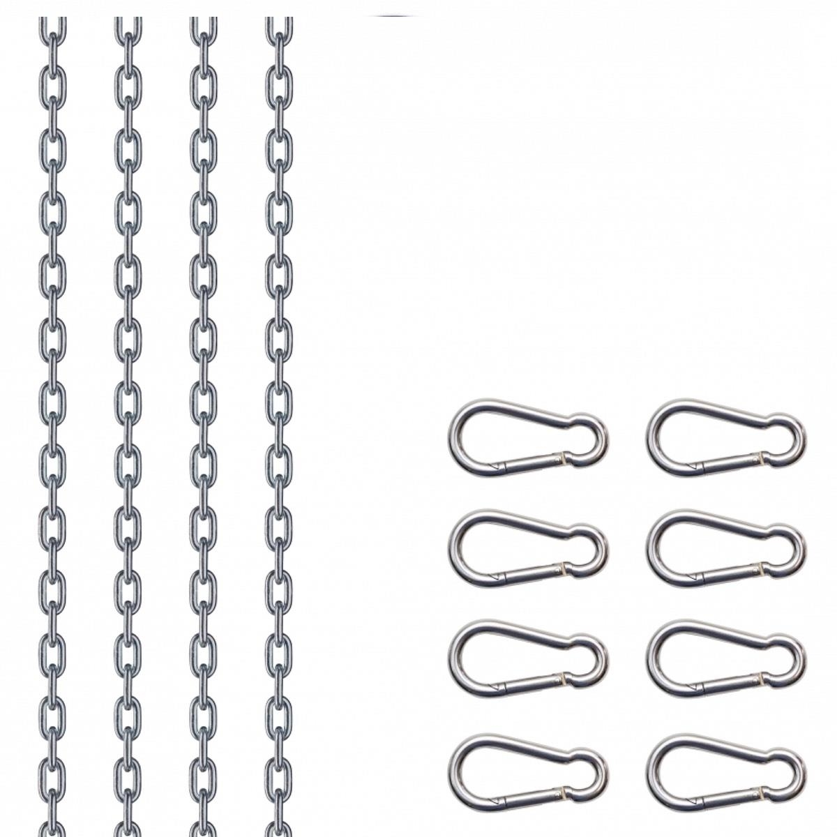 MR. SLING - Ketten & Karabiner-Set I für 4-Punkt Slingmatten