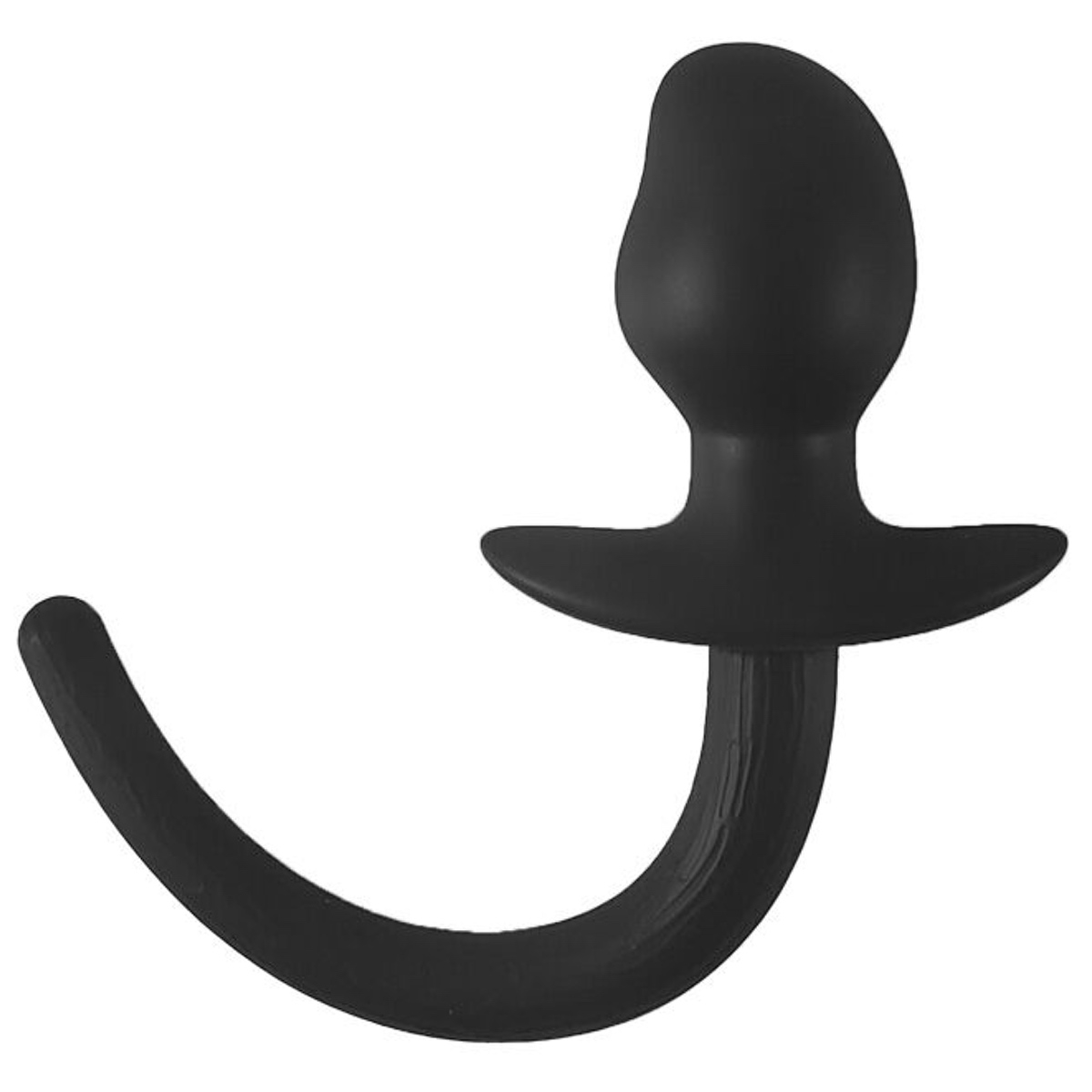 BRUTUS - Puppy-Play Dog-Tail Buttplug I Silikon-TPR I schwarz
