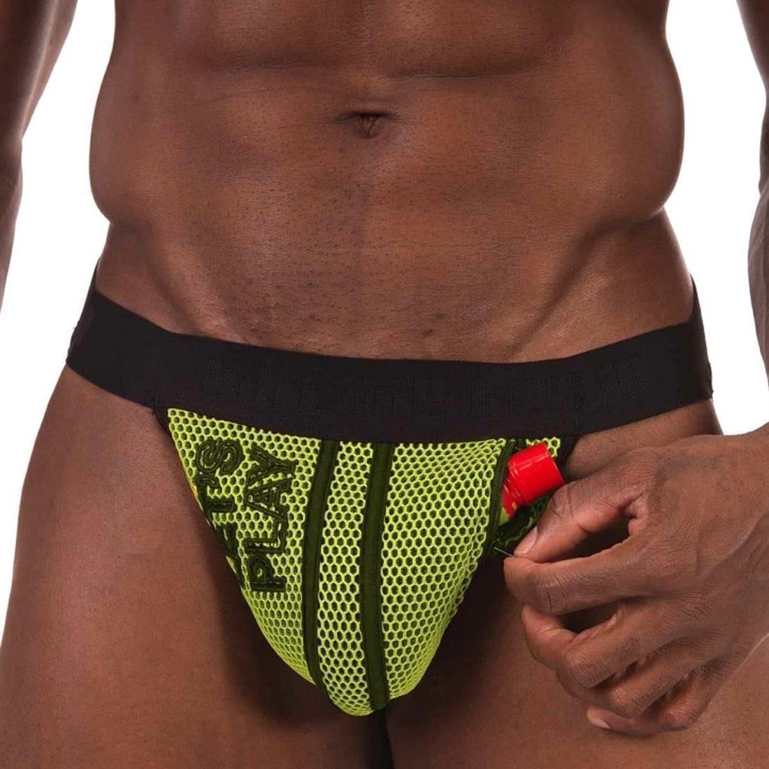 BARCODE BERLIN - Jockstrap I Lets Play Jock I gelb-schwarz I