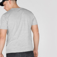 ALPHA INDUSTRIES - Basic T-Shirt I heather grau