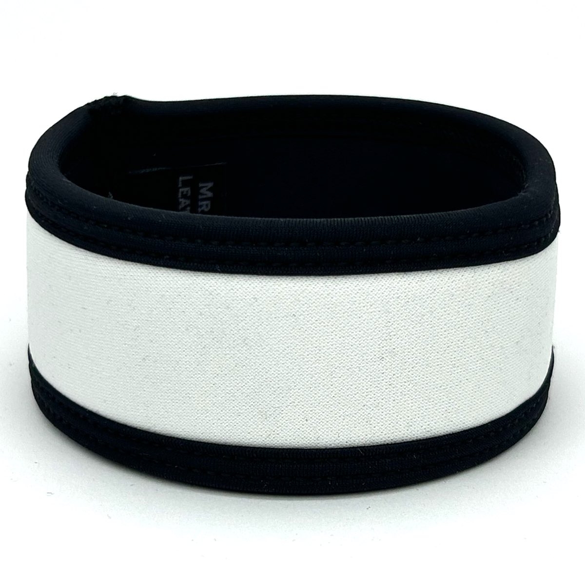 MR. S LEATHER - Neopren Bizeps-Band I Neo Bold Color Armband NEO408 I schwarz-weiß I