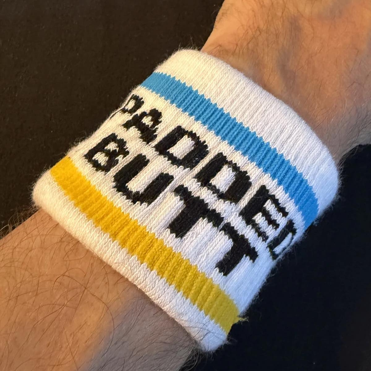 SK8ERBOY - Sweatband I PADDED-BUTT I weiß