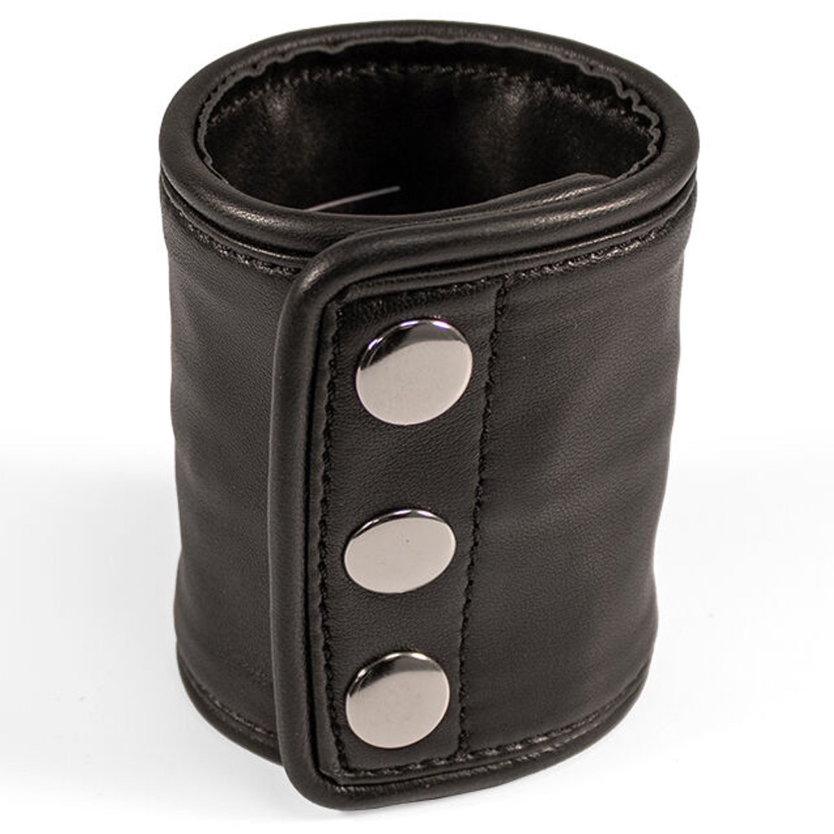 BRUTUS - Leder Armband I Leather Wristwallet Zip I schwarz