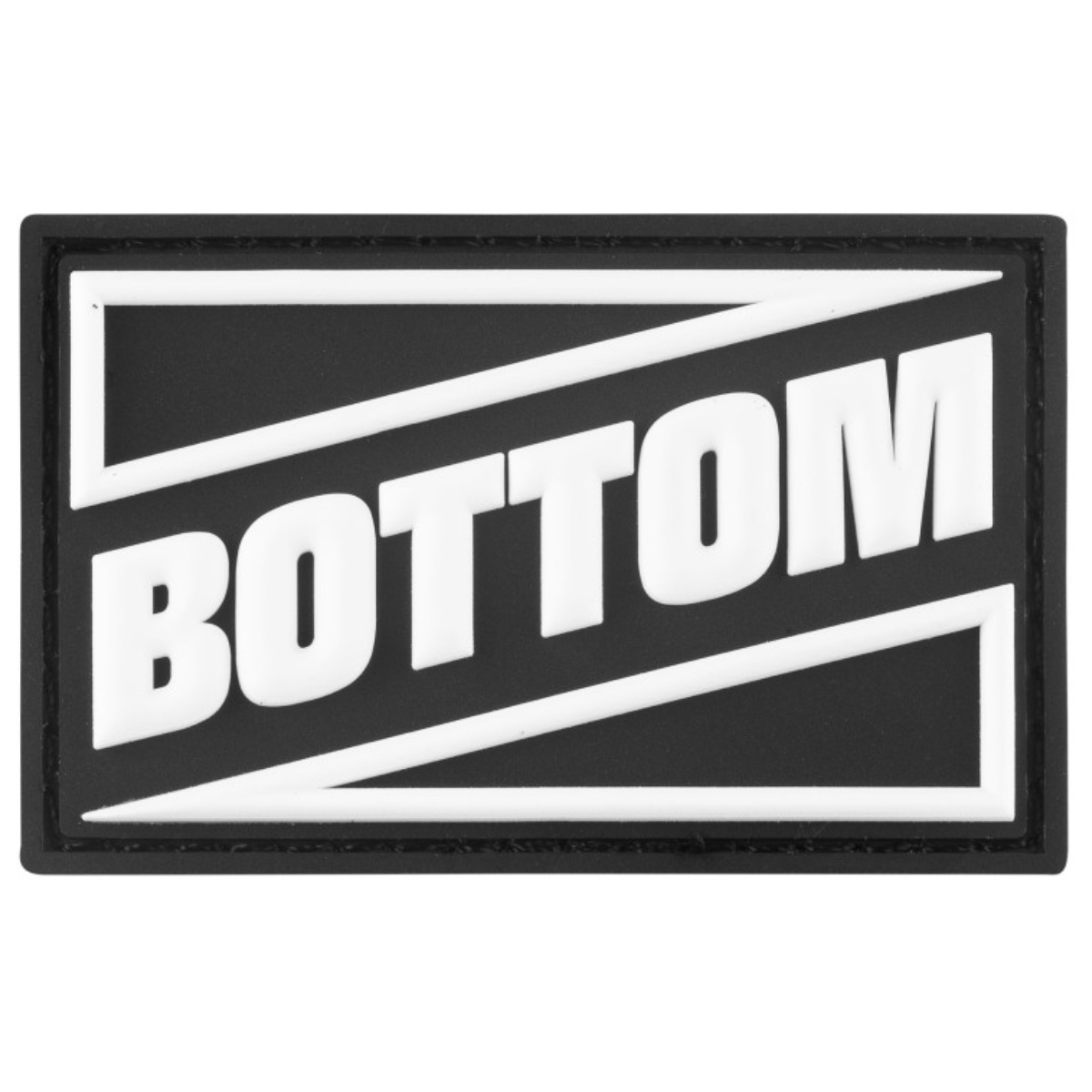 FUCK & FIST - Rubber Klett-Patch I Bottom I 4 x 6,5-cm