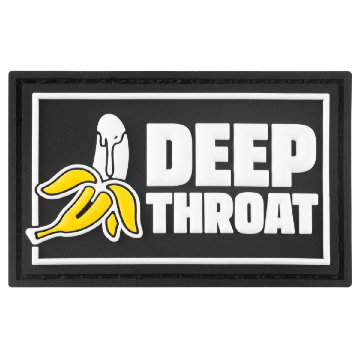 FUCK & FIST - Rubber Klett-Patch I Deepthroat I 4 x 6,5-cm