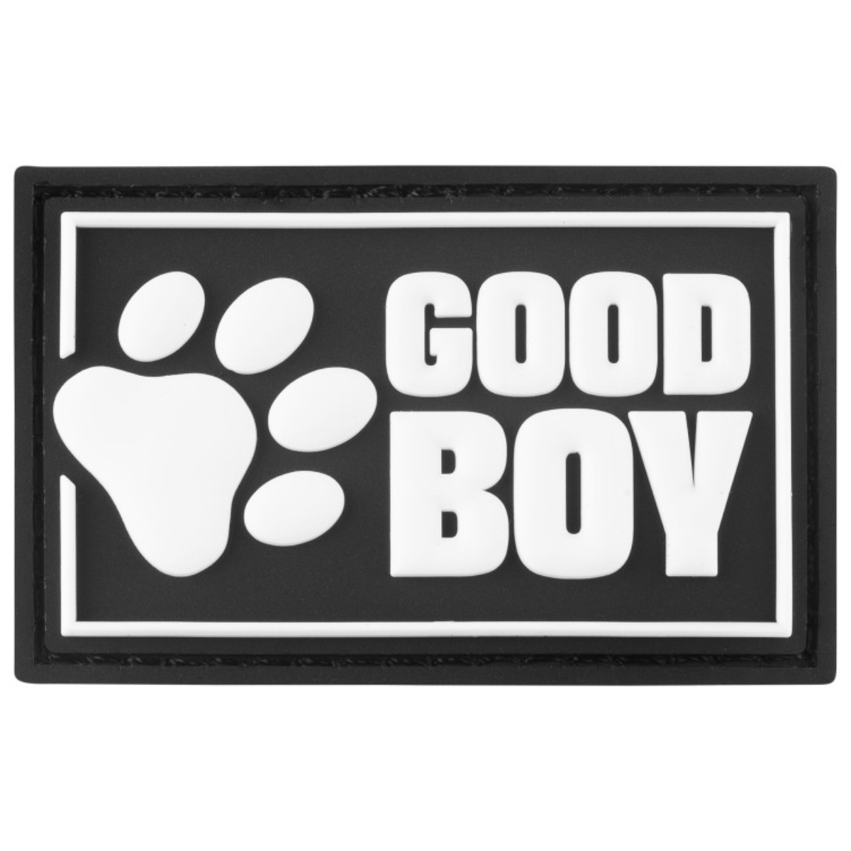 FUCK & FIST - Rubber Klett-Patch I Good Boy I 4 x 6,5-cm