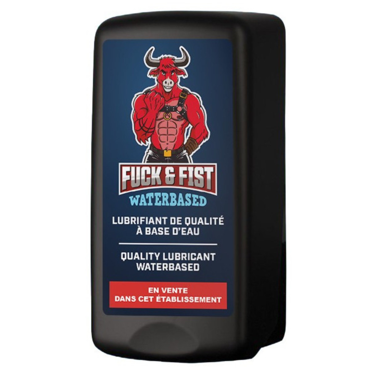 FUCK & FIST - Wand-Gleitgelspender I für Gleitmittel auf Wasserbasis I schwarz