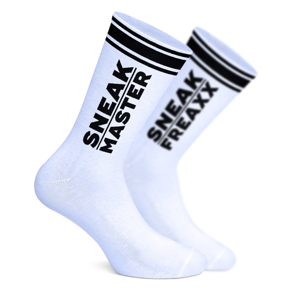 SNEAKFREAXX - Socken "Sneak-Master" (weiß-schwarz)