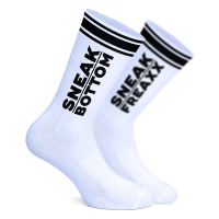 SNEAKFREAXX - Socken I Sneak-Bottom I weiß-schwarz