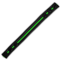 665 - Neopren Cockring "Racer Gun Strap" (neon-grün)