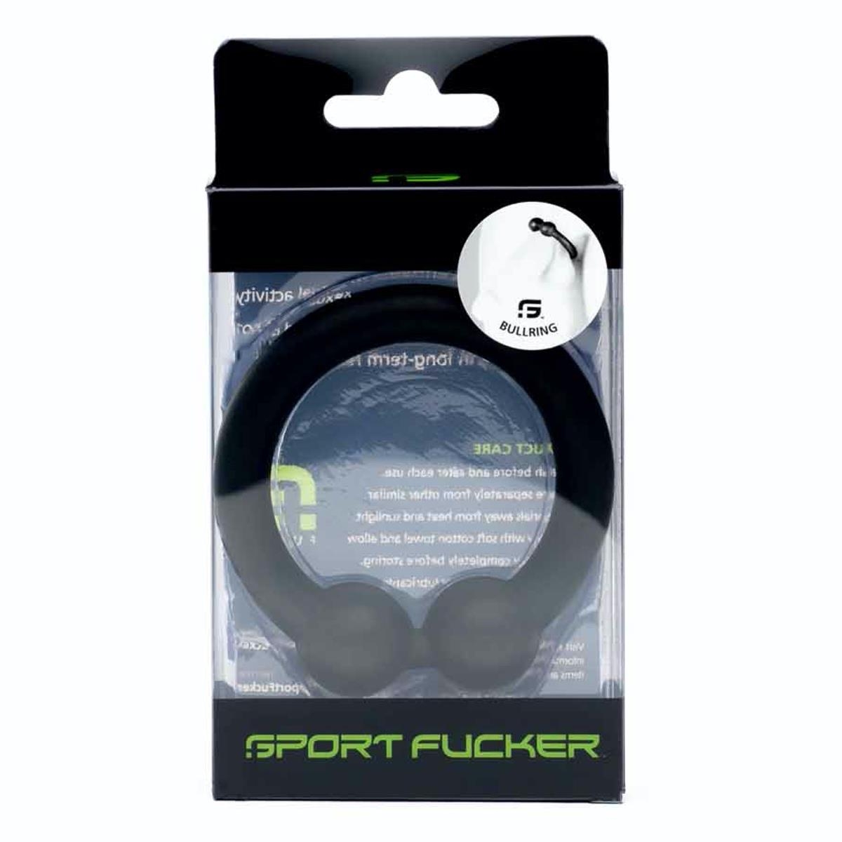 SPORT-FUCKER - Silikon Cockring "Bull-Ring" (schwarz)