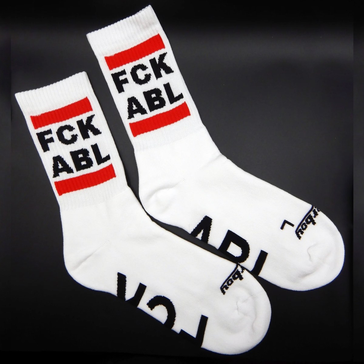 SK8ERBOY - Socken I FCK ABL I weiß I
