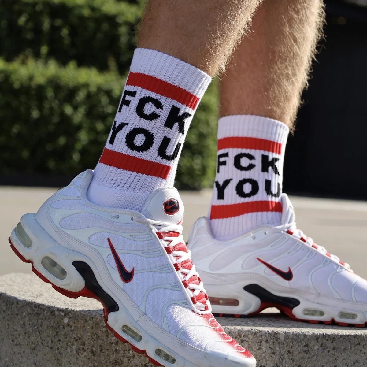 SK8ERBOY - Socken I FCK YOU I weiß I